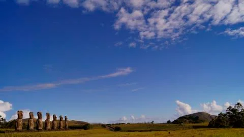 Easter Island  Moai Stock Photos