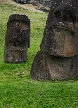 Easter Island  Moai Stock Photos
