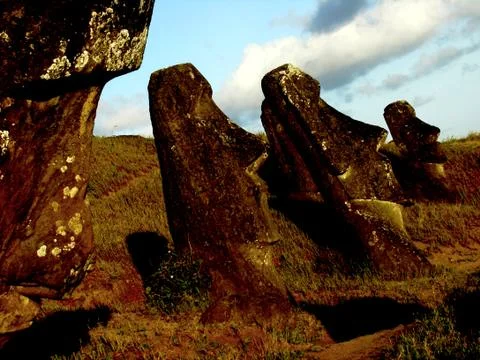 Easter Island  Moai Stock Photos