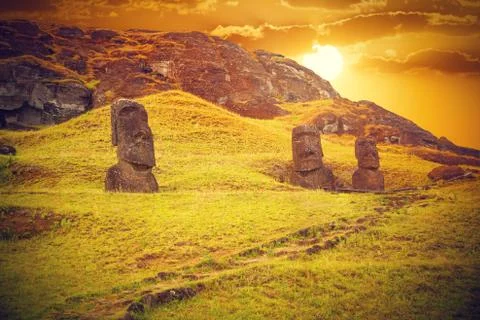Easter island Stock Photos