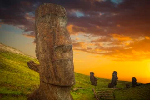 Easter island Stock Photos