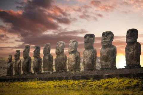 Easter island Stock Photos