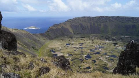 Easter Island  Polynesia Foto stock