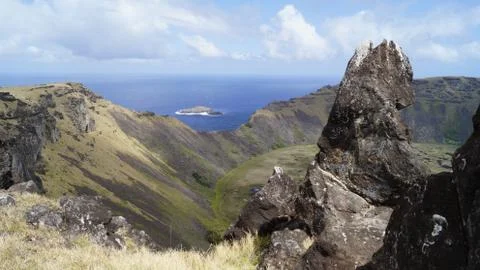 Easter Island  Polynesia Stock Photos