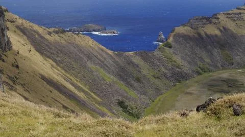 Easter Island  Polynesia Stock Photos