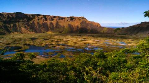 Easter Island  Polynesia Stock Photos