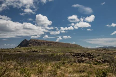 EASTER ISLAND   POLYNESIA  RAPA NUI  CHILE Stock Photos