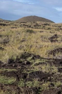 EASTER ISLAND   POLYNESIA  RAPA NUI  CHILE Foto stock