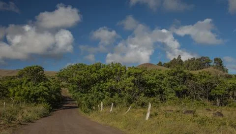 EASTER ISLAND   POLYNESIA  RAPA NUI  CHILE Foto stock