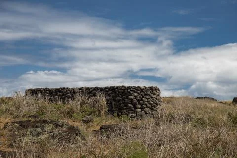 EASTER ISLAND   POLYNESIA  RAPA NUI  CHILE Stock-Fotos