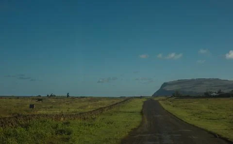 EASTER ISLAND   POLYNESIA  RAPA NUI  CHILE Stock Photos