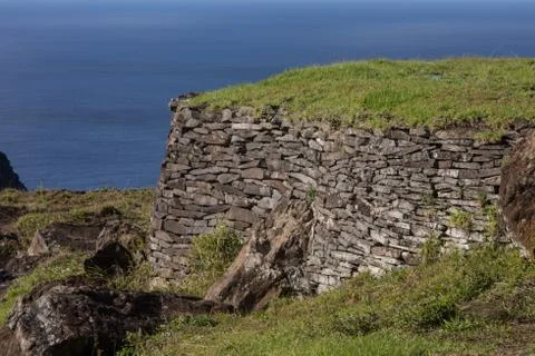 EASTER ISLAND   POLYNESIA  RAPA NUI  CHILE Foto stock