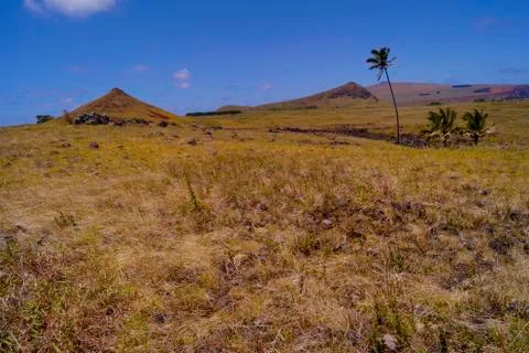 EASTER ISLAND   POLYNESIA  RAPA NUI  CHILE Stock Photos