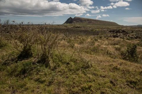 EASTER ISLAND   POLYNESIA  RAPA NUI  CHILE Stock-Fotos
