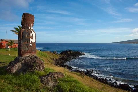 Easter Island Statue Stock Photos
