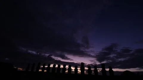 Easter Island - Tongariki Stock Footage 259903824