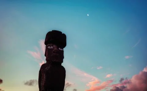 Easter Islands Moai Stock Photos