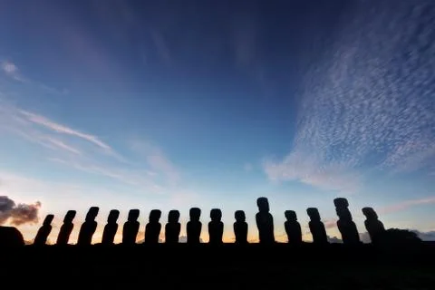 Easter Islands Moai Stock Photos