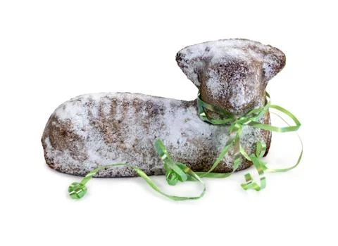 Easter lamb sweet cake Foto stock