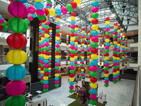 Easter Lanterns Stock Photos