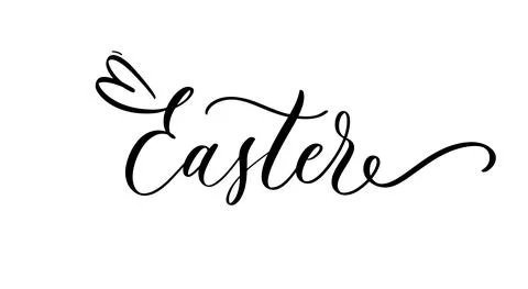 Easter. Lettering Happy Easter quote. Stock Illustration