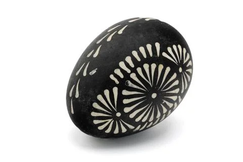 Easter: Lithuanian Easter eggs, traditional decorating, folk heritage Stock Photos