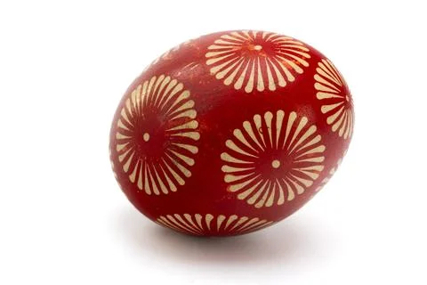 Easter: Lithuanian Easter eggs, traditional decorating, folk heritage Stock Photos
