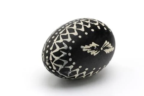 Easter: Lithuanian Easter eggs, traditional decorating, folk heritage Stock Photos