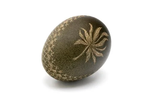 Easter: Lithuanian Easter eggs, traditional decorating, folk heritage Foto stock