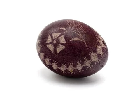 Easter: Lithuanian Easter eggs, traditional decorating, folk heritage Stock Photos