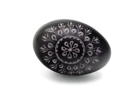 Easter: Lithuanian Easter eggs, traditional decorating, folk heritage Stock Photos