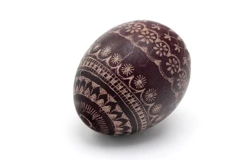 Easter: Lithuanian Easter eggs, traditional decorating, folk heritage Stock Photos