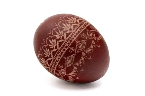 Easter: Lithuanian Easter eggs, traditional decorating, folk heritage Stock Photos