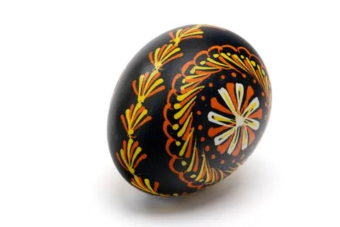 Easter: Lithuanian Easter eggs, traditional decorating, folk heritage Stock Photos