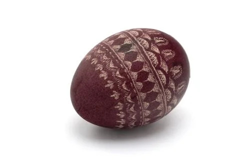 Easter: Lithuanian Easter eggs, traditional decorating, folk heritage Foto stock