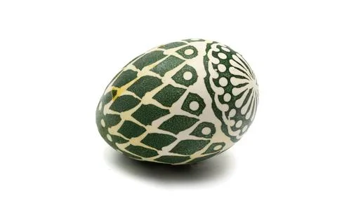 Easter: Lithuanian Easter eggs, traditional decorating, folk heritage Stock Photos