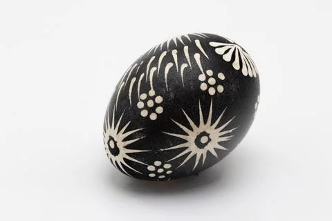 Easter: Lithuanian Easter eggs, traditional decorating, folk heritage Stock Photos