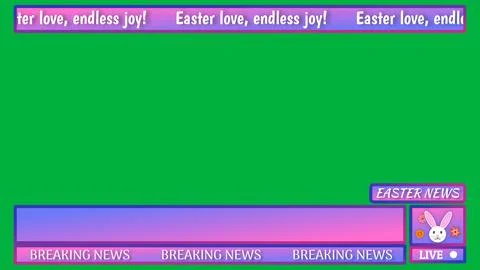 Easter love, endless joy greetings in news style in purple colour texture Illustrazione stock
