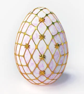 Easter - marble egg Stock Illustration