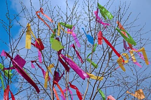 Easter maypole Stock Photos