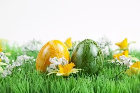 Easter meadow Stock Photos