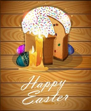 Easter meal Stock Illustration