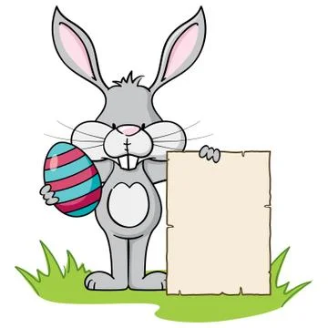 Easter message Stock Illustration