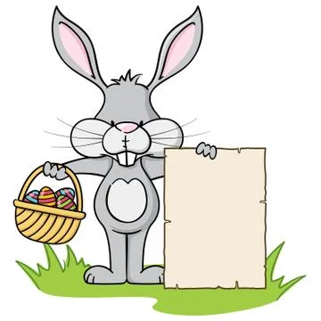 Easter message Stock Illustration