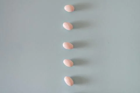 Easter minimalistic background with copy space Stock Photos