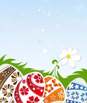 Easter morning Stock Illustration