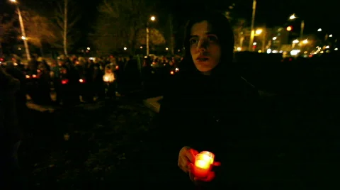 Easter Night Stock Footage 769197