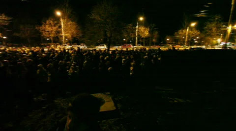 Easter Night Stock Footage 784102