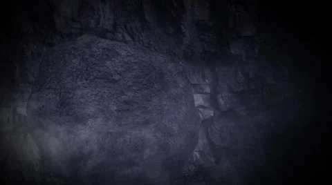 Easter Open Tomb Roll Stock Footage 36763993