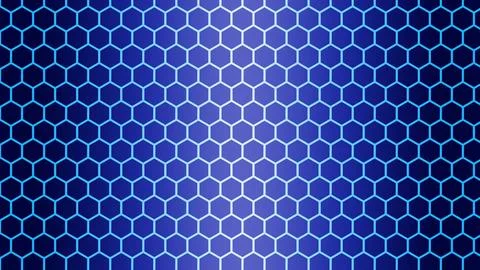Easter Pattern Blue Neon Colors Easter Holiday. Hexagon Pattern Illustrazione stock